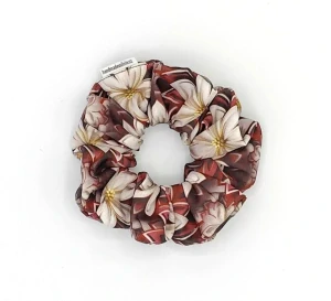 Scrunchie gumička Jarní květy IV. L - klasik
