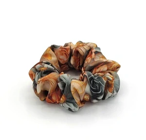 Scrunchie gumička Jarní květy V. L