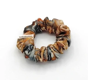 Scrunchie gumička Jarní květy V. S