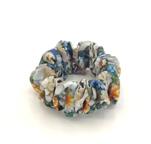 Scrunchie gumička Jarní květy VIII. L