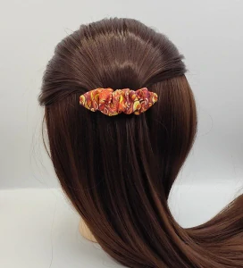 Spona do vlasů scrunchie Mandala II. 8 cm