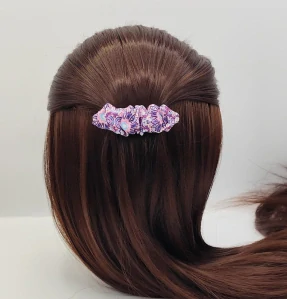 Spona do vlasů scrunchie Mandala IV. 8 cm