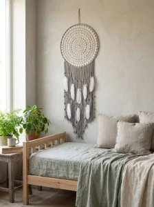 Lapač zlých snů Indiánský strážce 40 x 115 cm