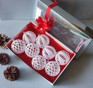Dárková sada - baňky 8 ks - varianta č.2
