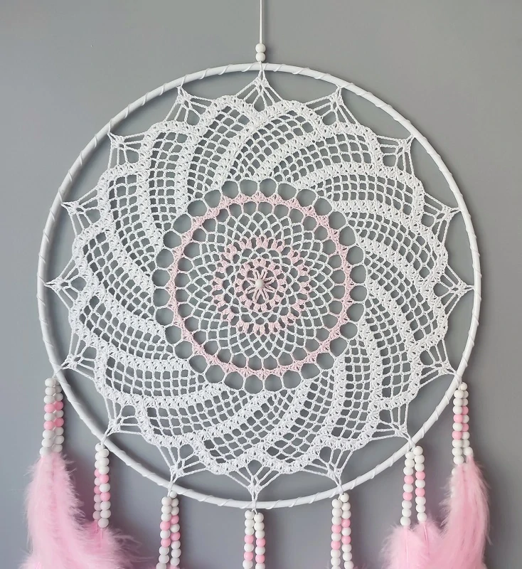 Lapač zlých snů Bílý ochránce 35 x 95 cm č.2
