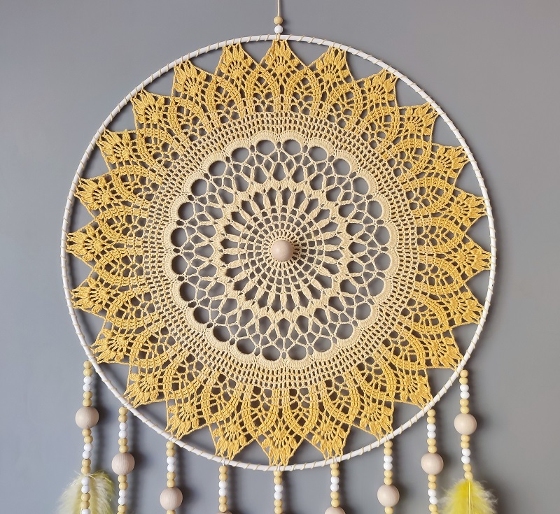 Lapač zlých snů Stínový strážce žlutý 40 x 115 cm