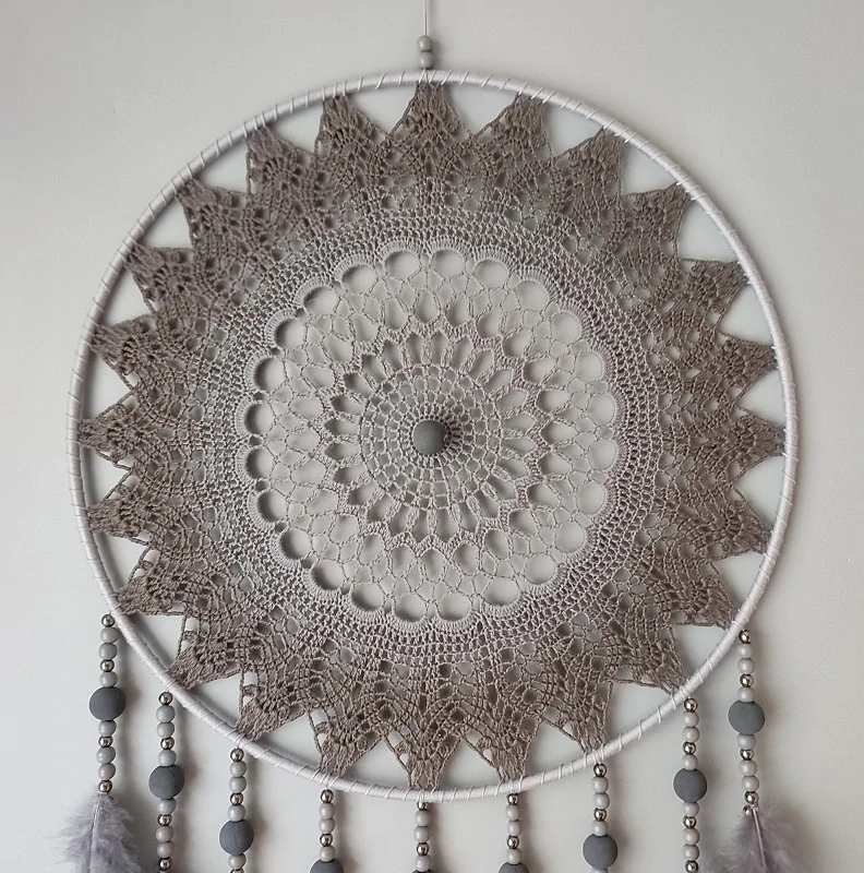Lapač snů Stínový strážce šedo béžový 40 x 115 cm