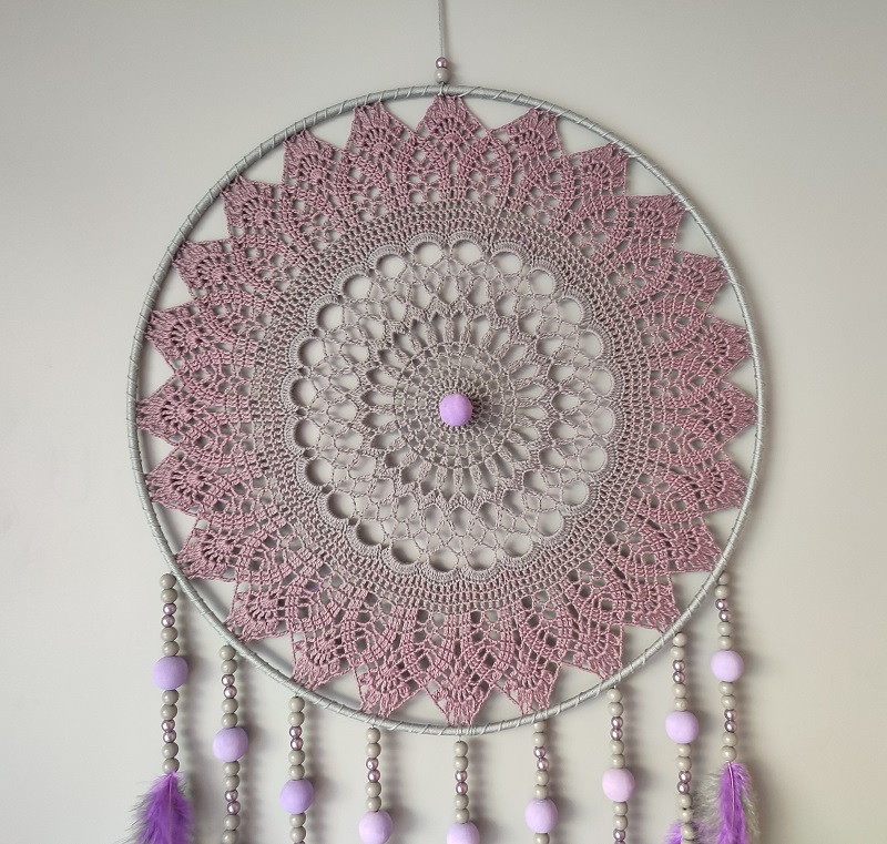 Lapač zlých snů Stínový strážce fialový 40 x 115 cm