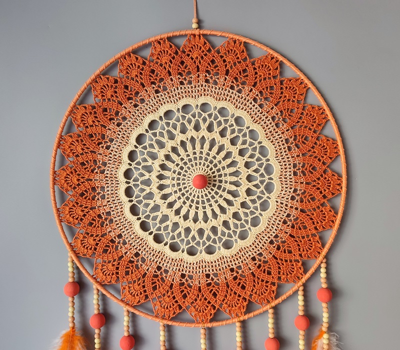 Lapač zlých snů Stínový strážce oranžový 40 x 115 cm