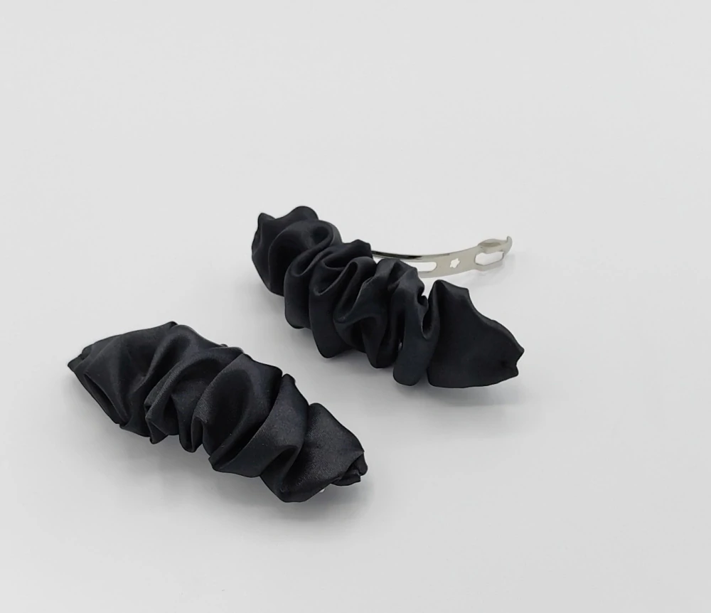 Spona do vlasů Scrunchie černá