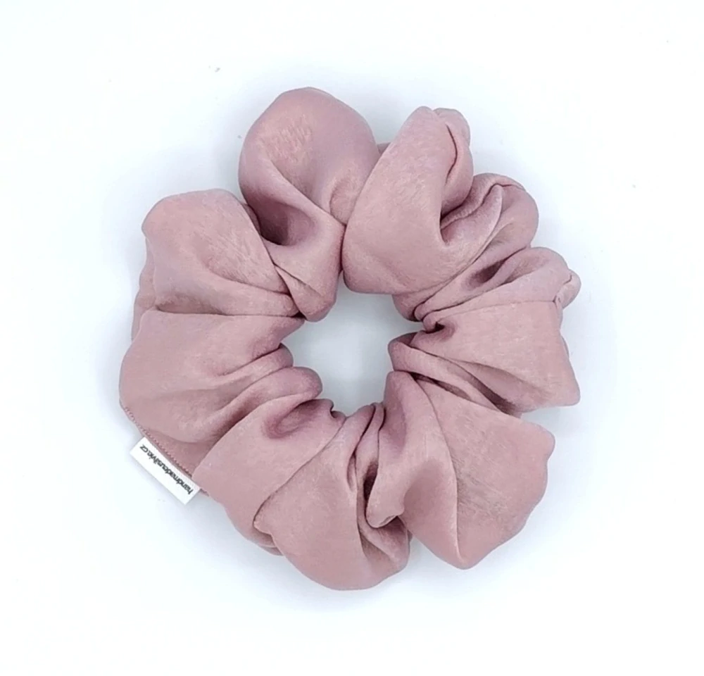 Scrunchie gumička starorůžová XXL