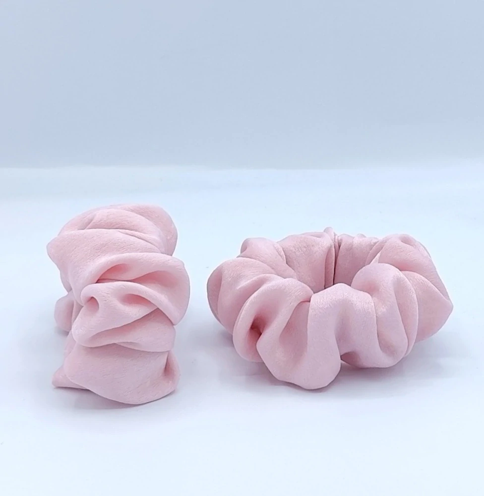 Scrunchie gumička růžová L