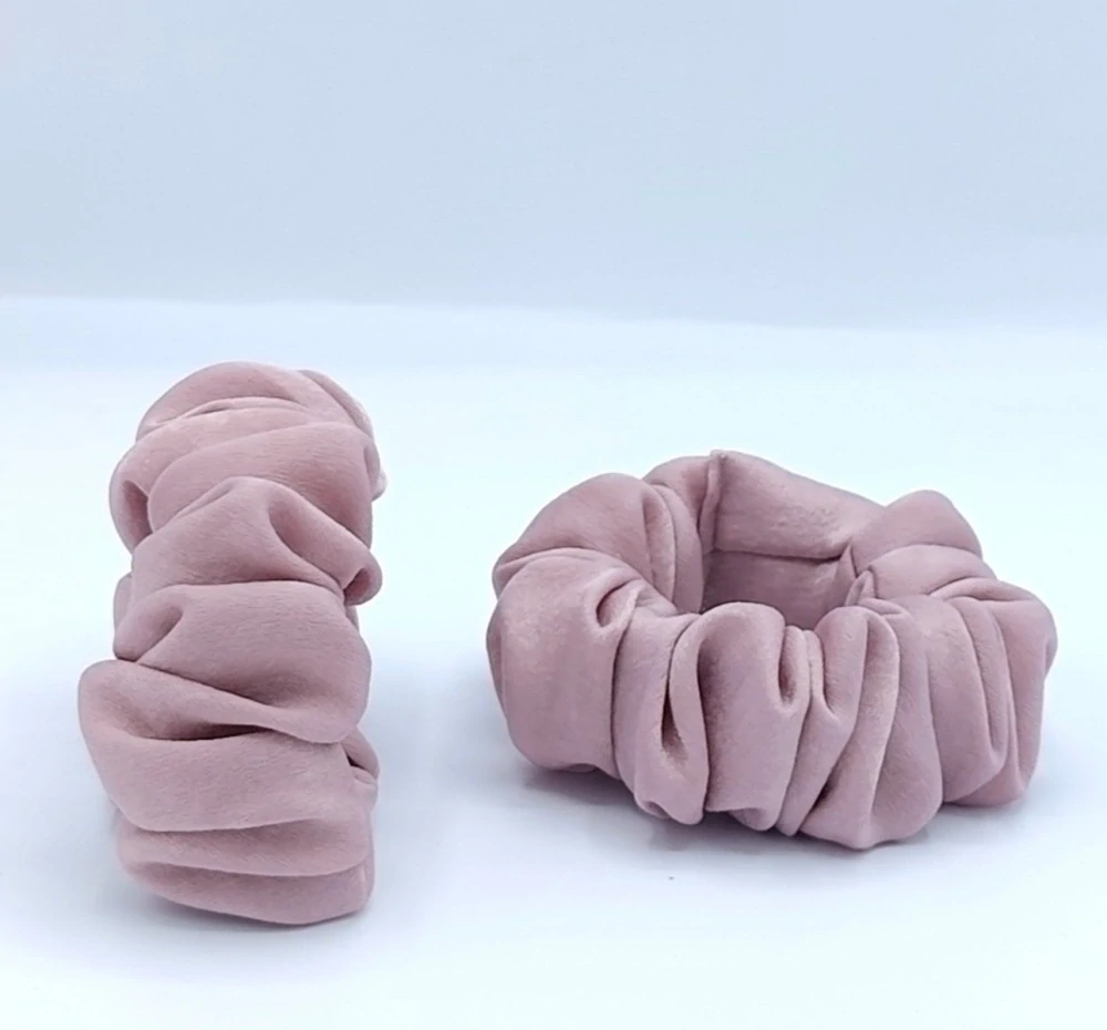 Scrunchie gumička starorůžová L