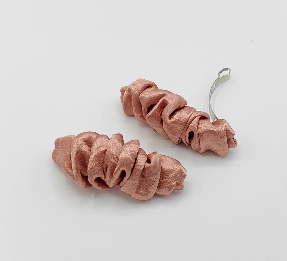 Spona do vlasů Scrunchie starorůžová Dion