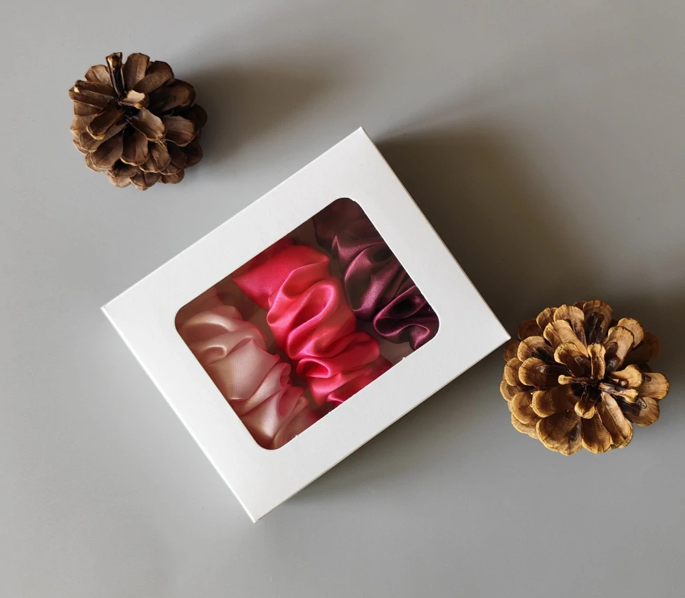 Dárková sada - Scrunchie spony do vlasů II.