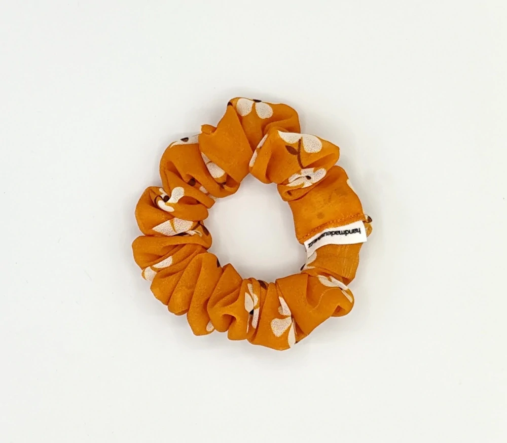 Scrunchie gumička Oranžová S
