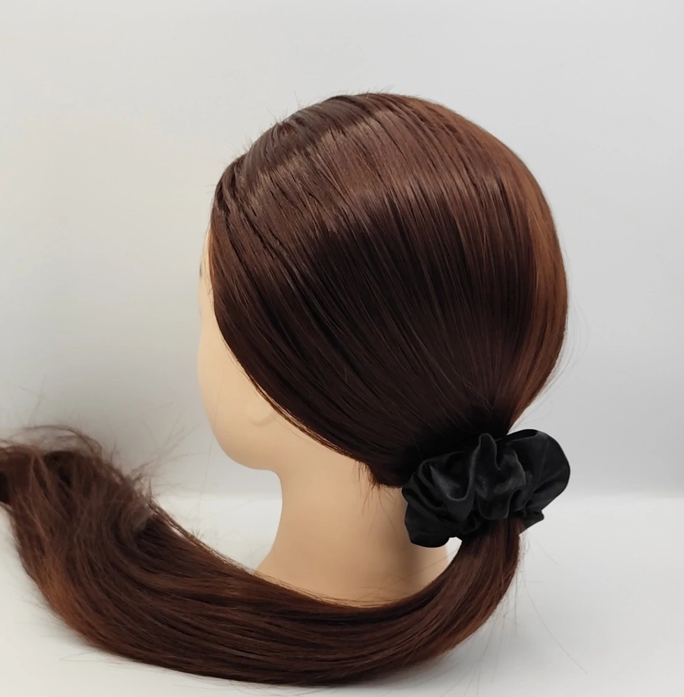 Saténová Scrunchie gumička Halloween L 