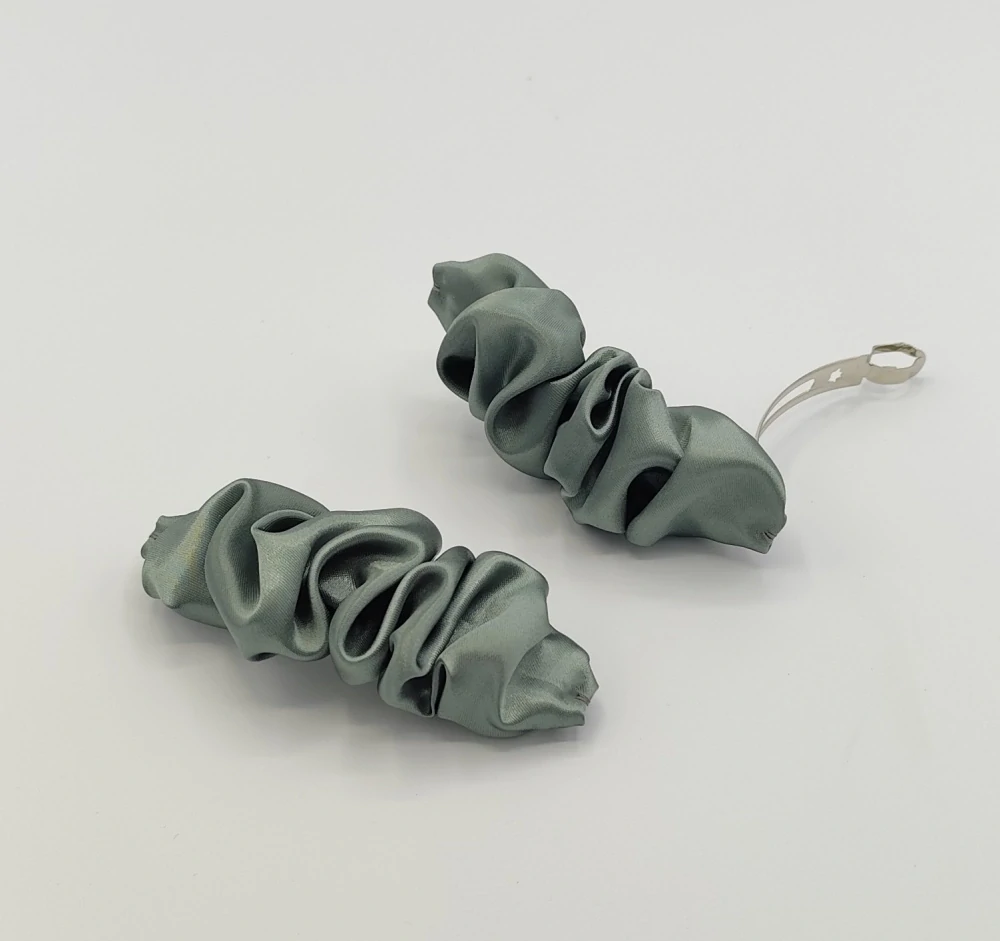 Spona do vlasů Scrunchie khaki