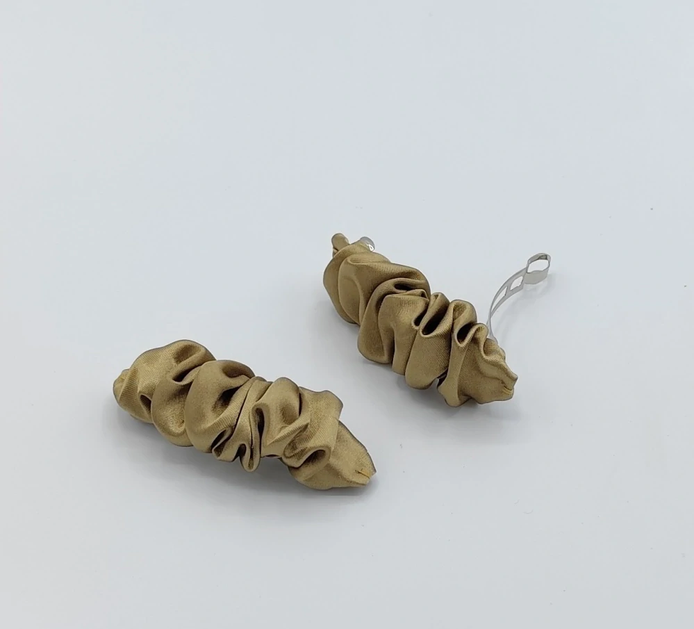 Spona do vlasů scrunchie camel 8 cm