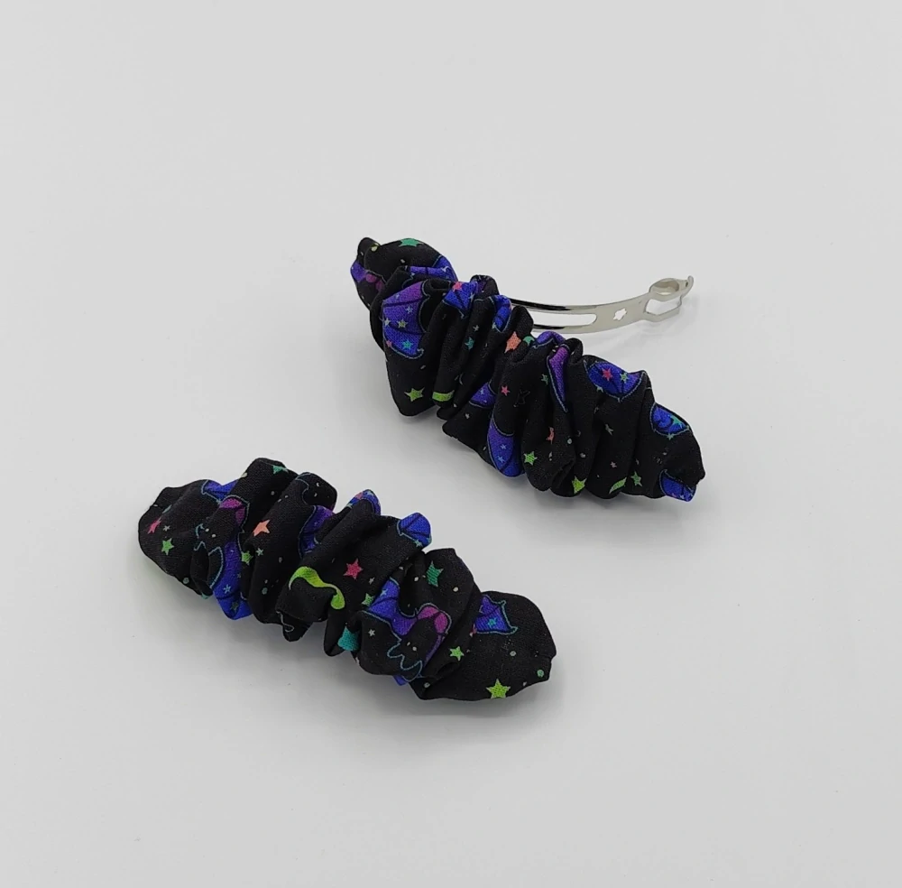 Spona do vlasů scrunchie Halloween 3.