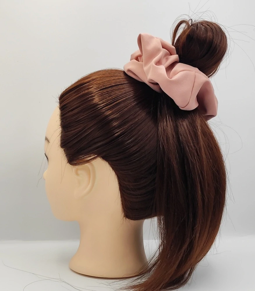 Scrunchie gumička starorůžová II. XXL