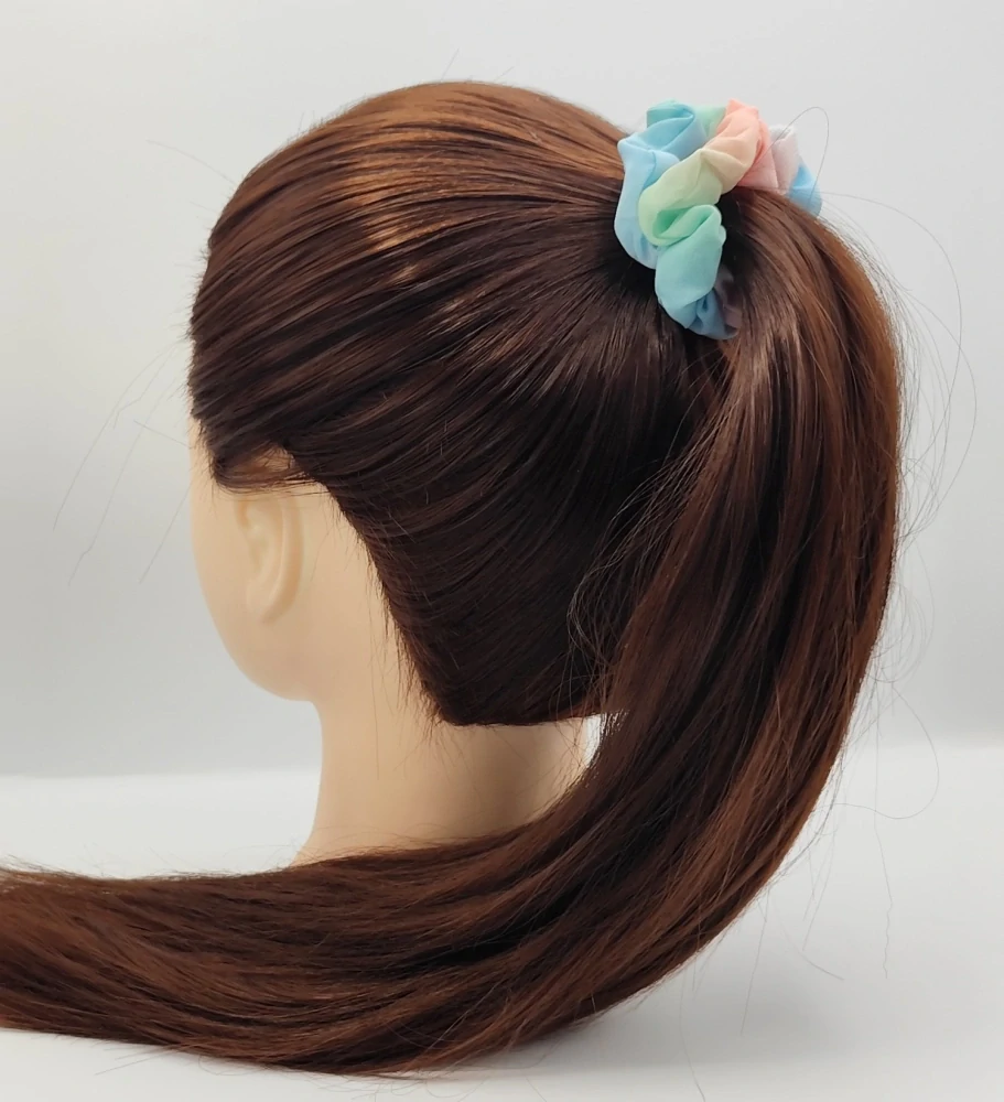 Scrunchie gumička Duhová S