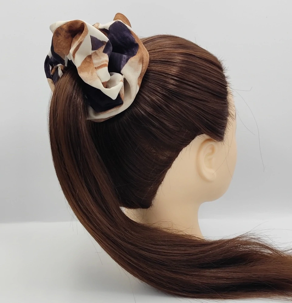 Scrunchie gumička béžová XXL