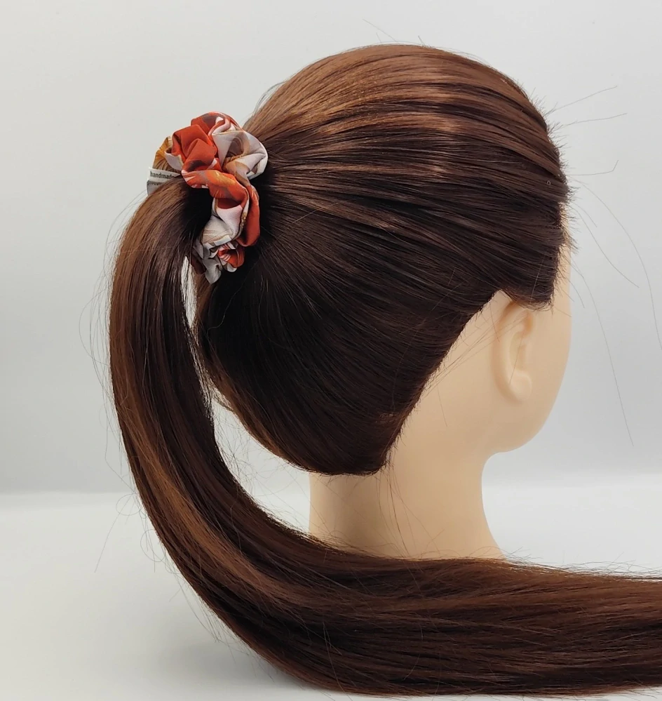 Scrunchie gumička Jarní květy IIIa. S
