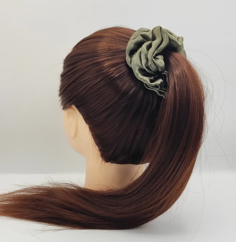 Scrunchie gumička zelená Dion L - klasik