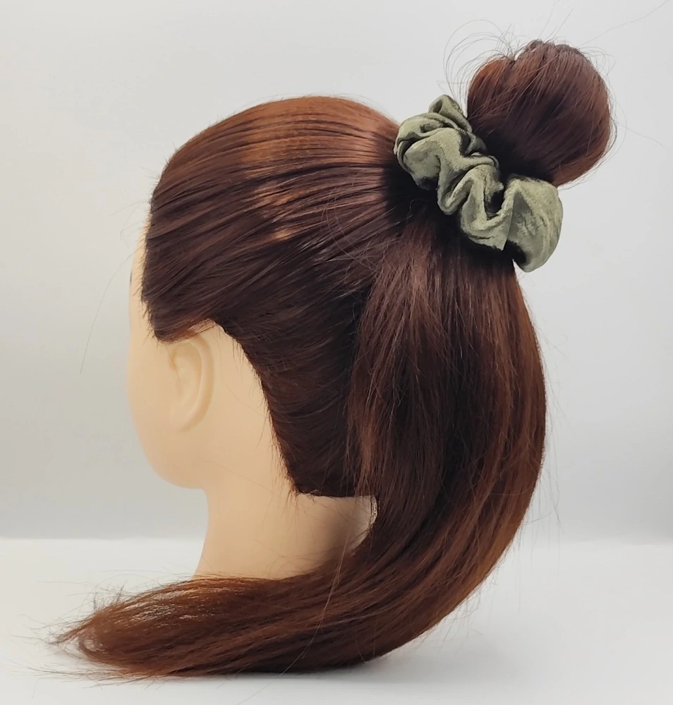 Scrunchie gumička zelená Dion L