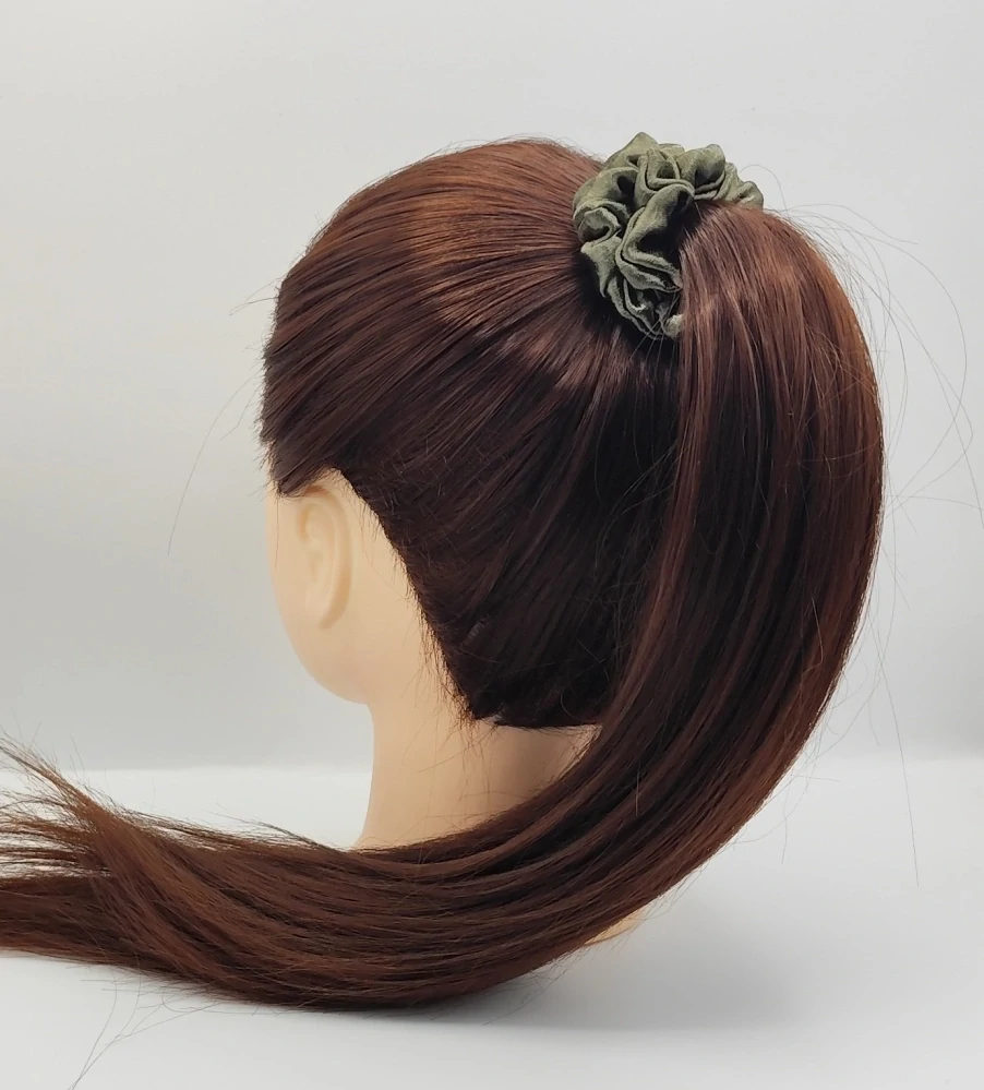 Scrunchie gumička zelená Dion S