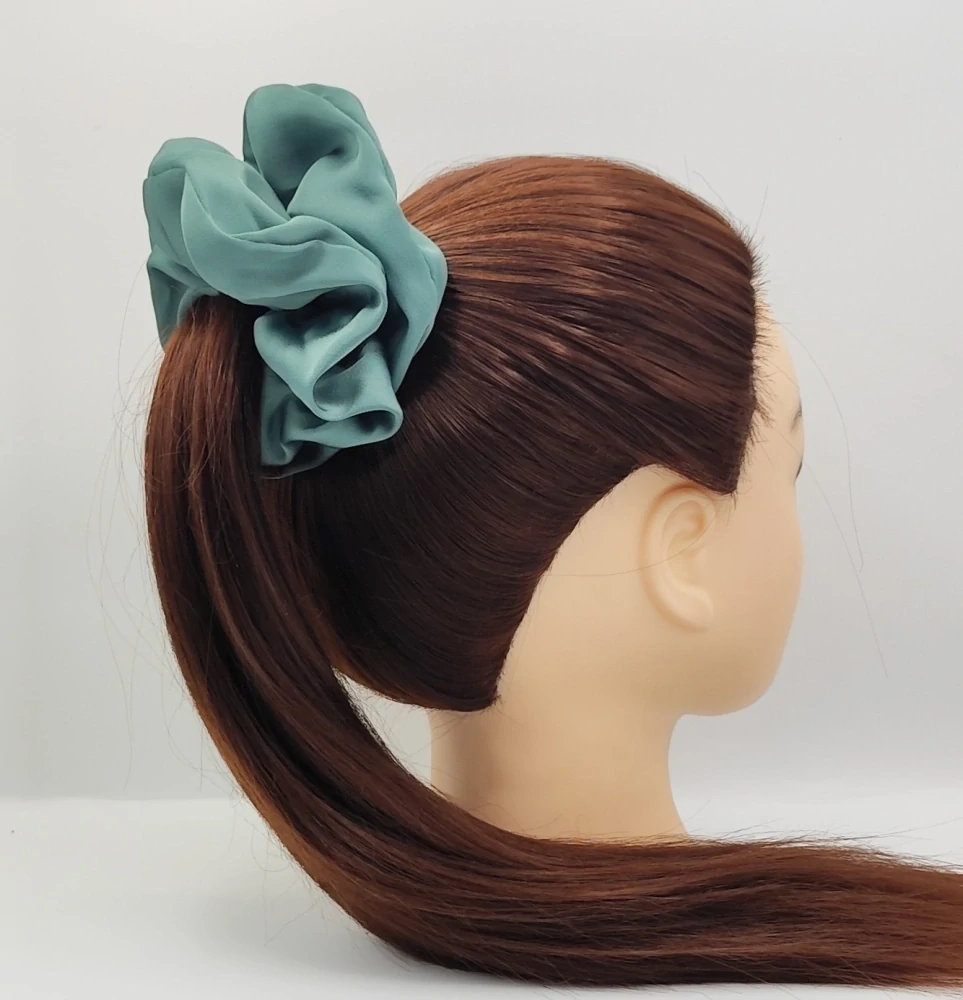 Scrunchie gumička zelená XXL