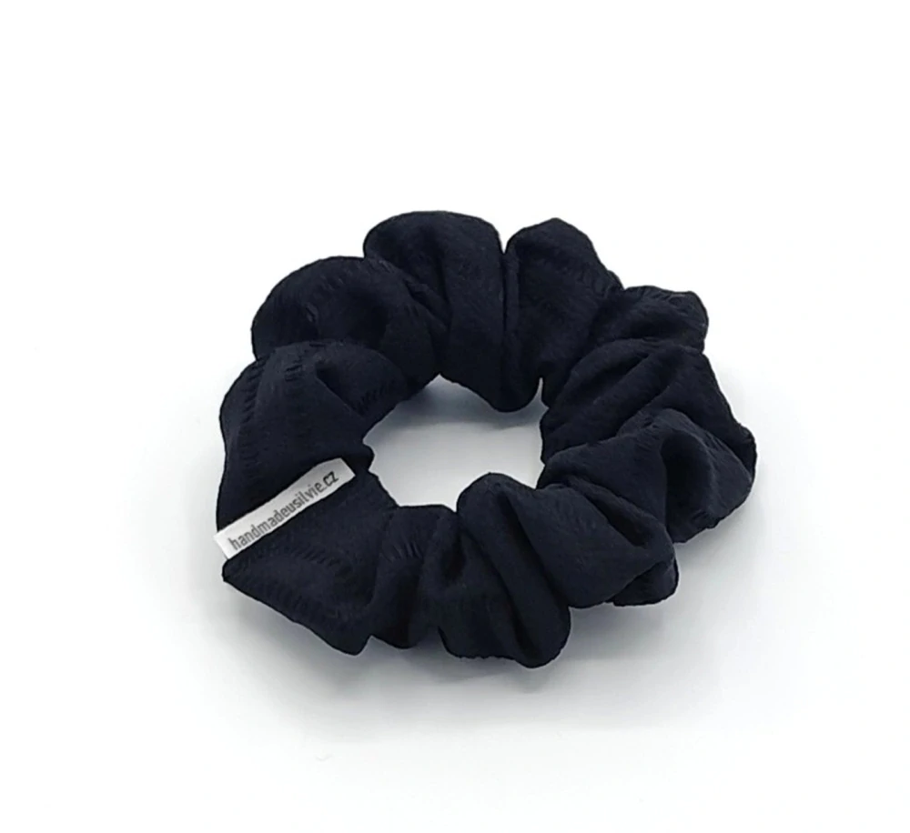 Scrunchie gumička černá S
