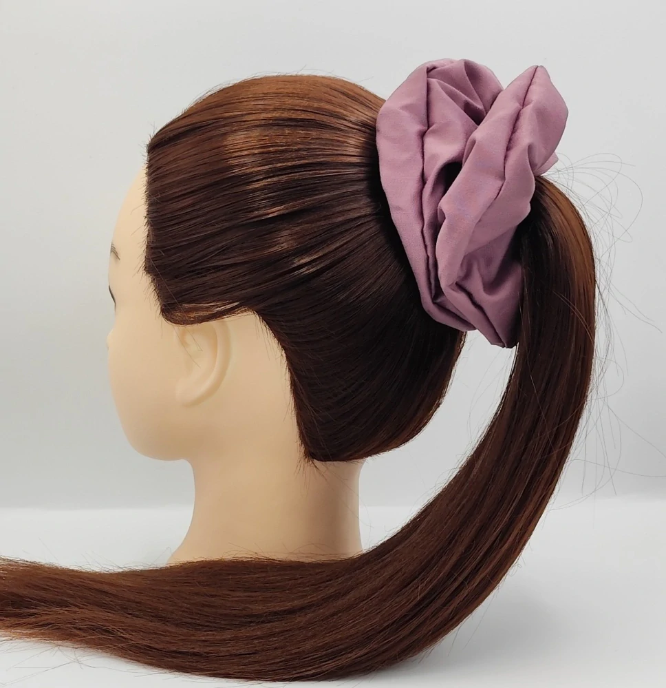 Scrunchie gumička starorůžová tmavá XXL