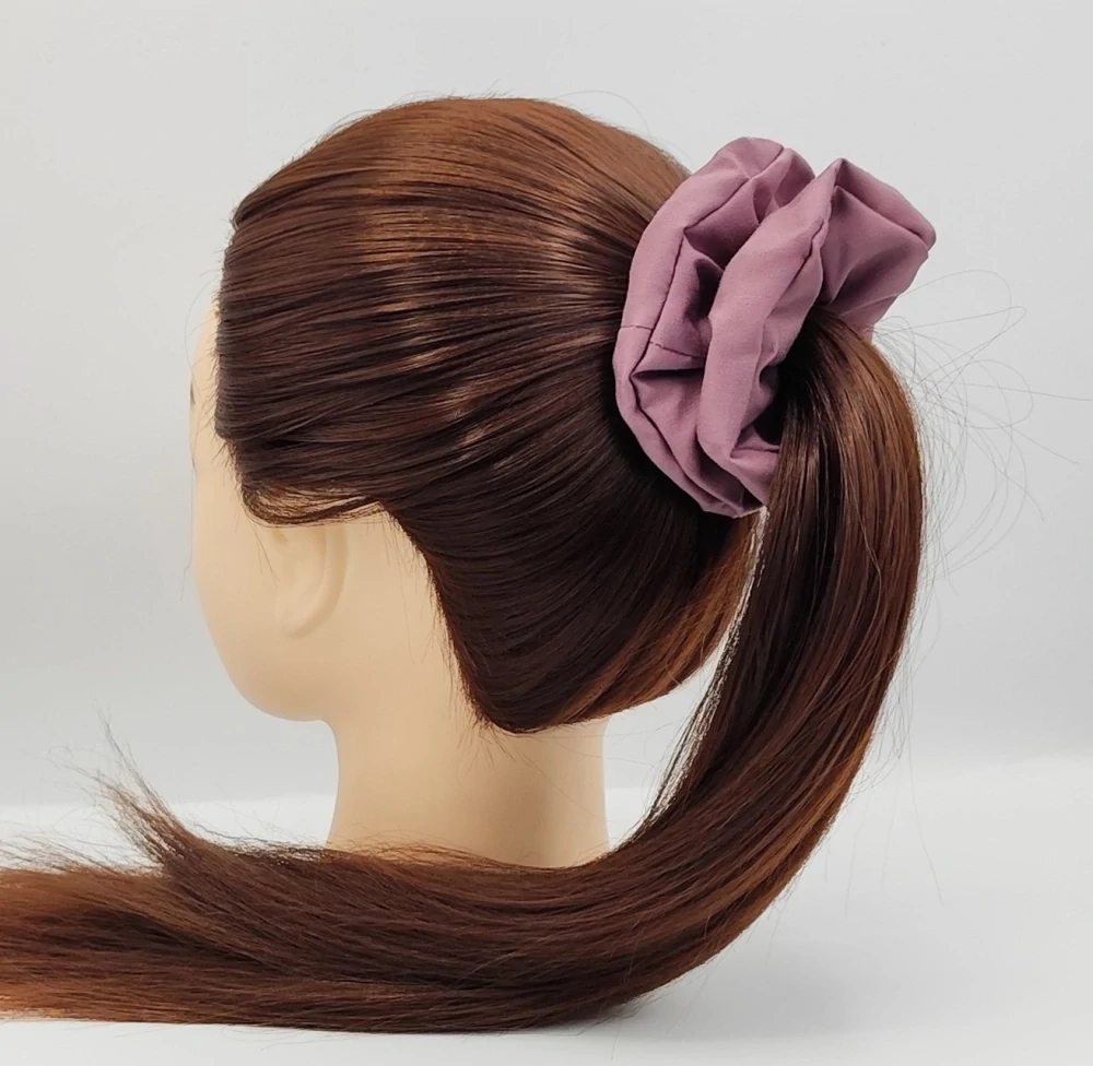 Scrunchie gumička starorůžová tmavá L - klasik