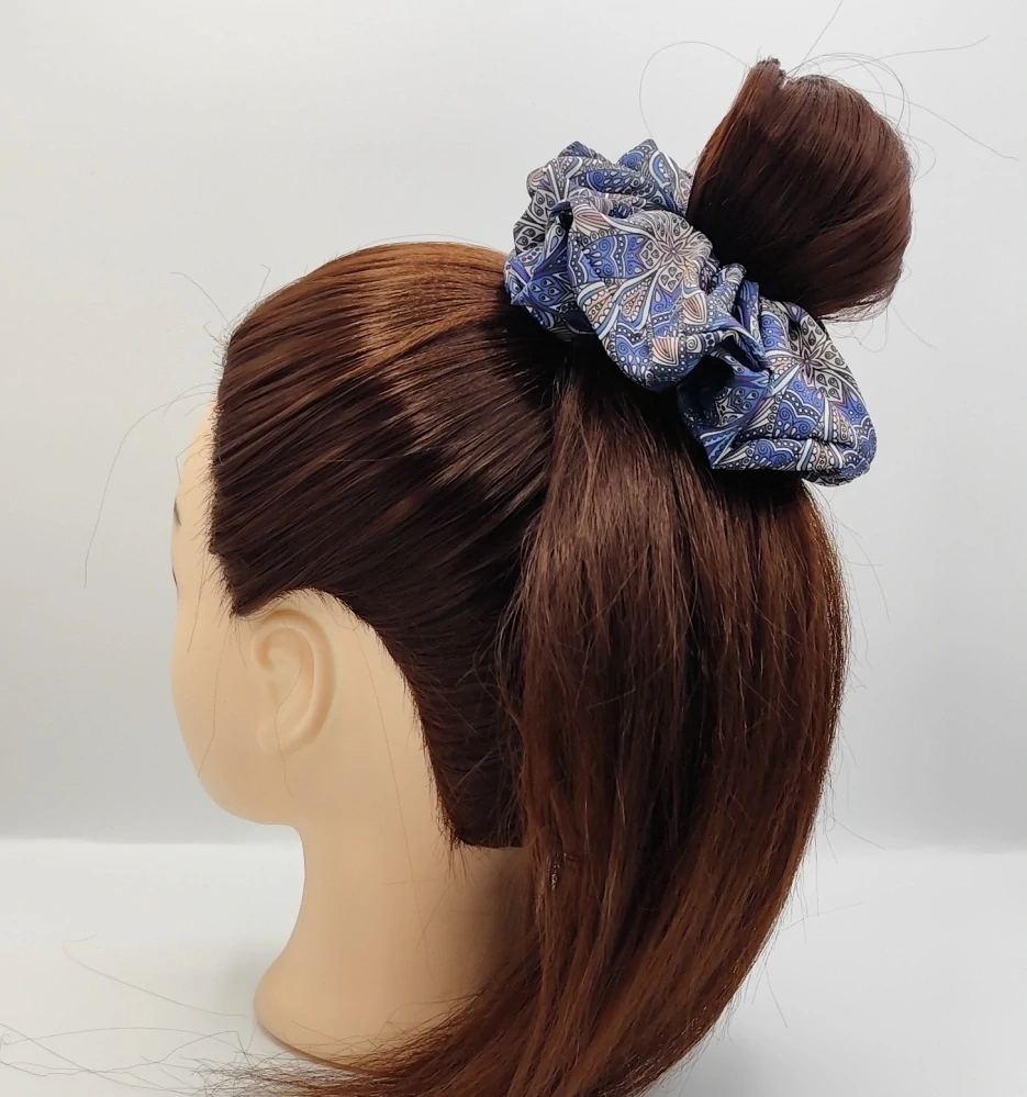 Scrunchie gumička Mandala III. XXL