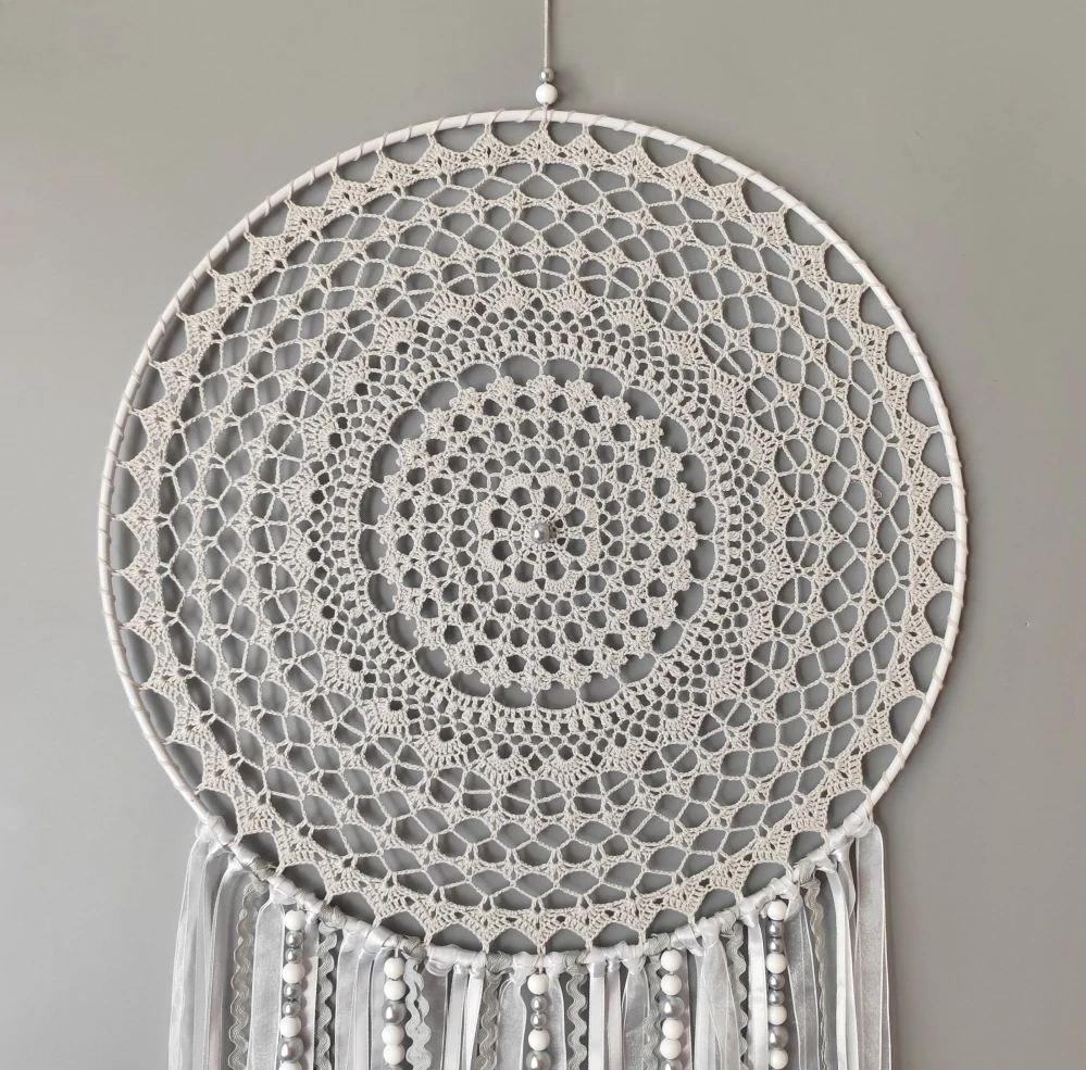 Lapač zlých snů Šedá holubice 40 x 115 cm