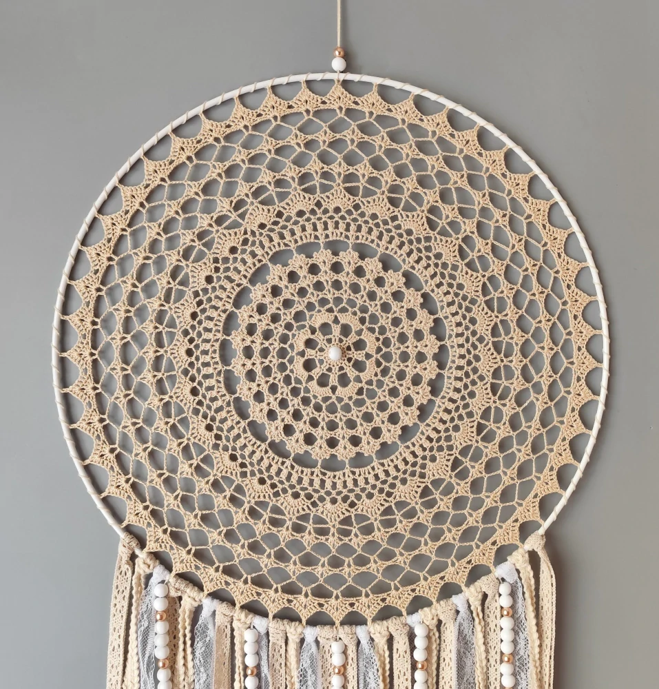 Lapač zlých snů Béžová holubice 40 x 115 cm