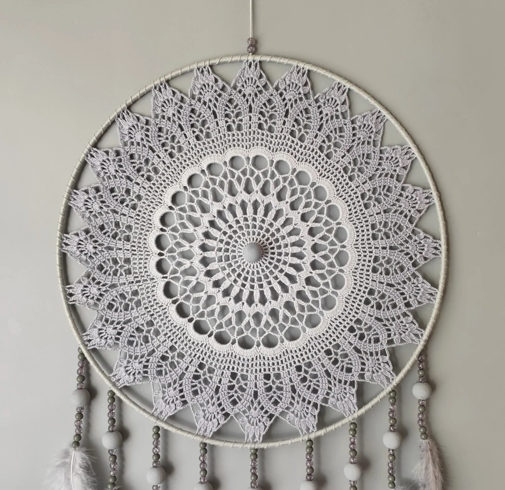 Lapač snů Stínový strážce šedý 40 x 115 cm