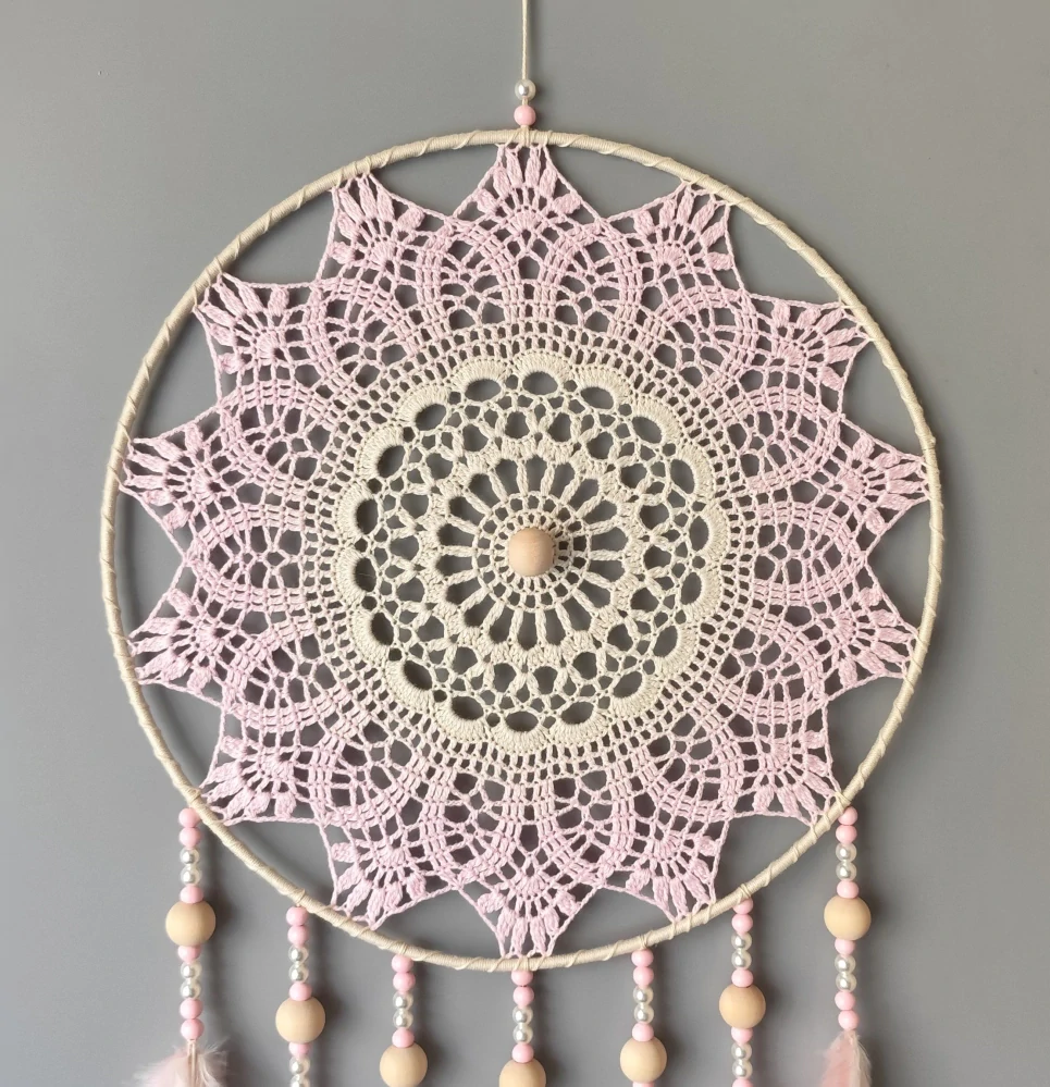 Lapač snů - Stínový strážce růžový 30 x 90 cm