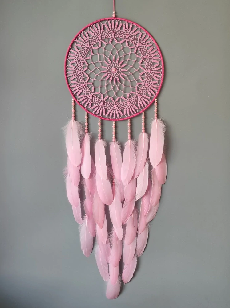 Lapač zlých snů 35 x 105 cm Růžový sen