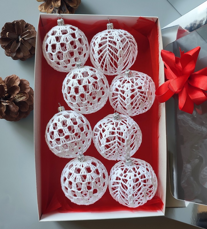 Dárková sada - baňky 8 ks - varianta č.3