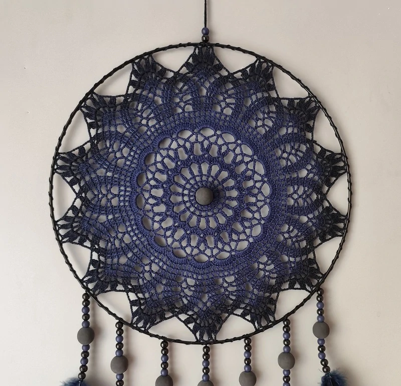 Lapač snů - Stínový strážce tmavě modrý 30 x 90 cm