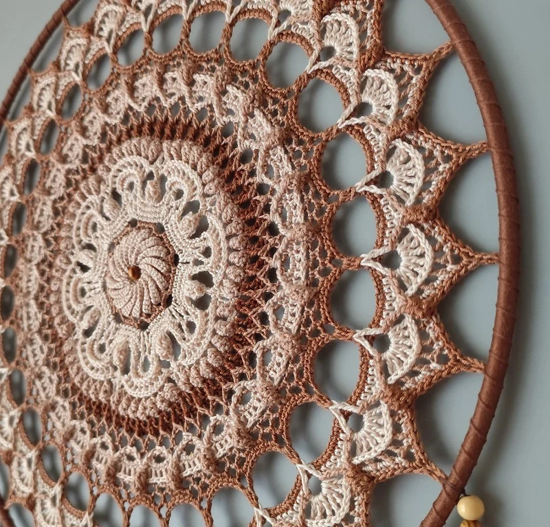 Lapač zlých snů Pouštní mandala 40 x 115 cm