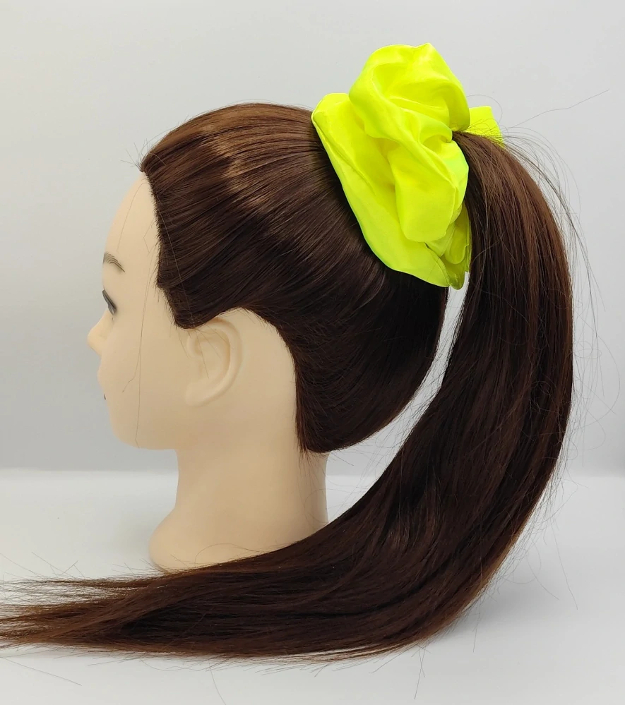 Saténová Scrunchie gumička reflexní XXL