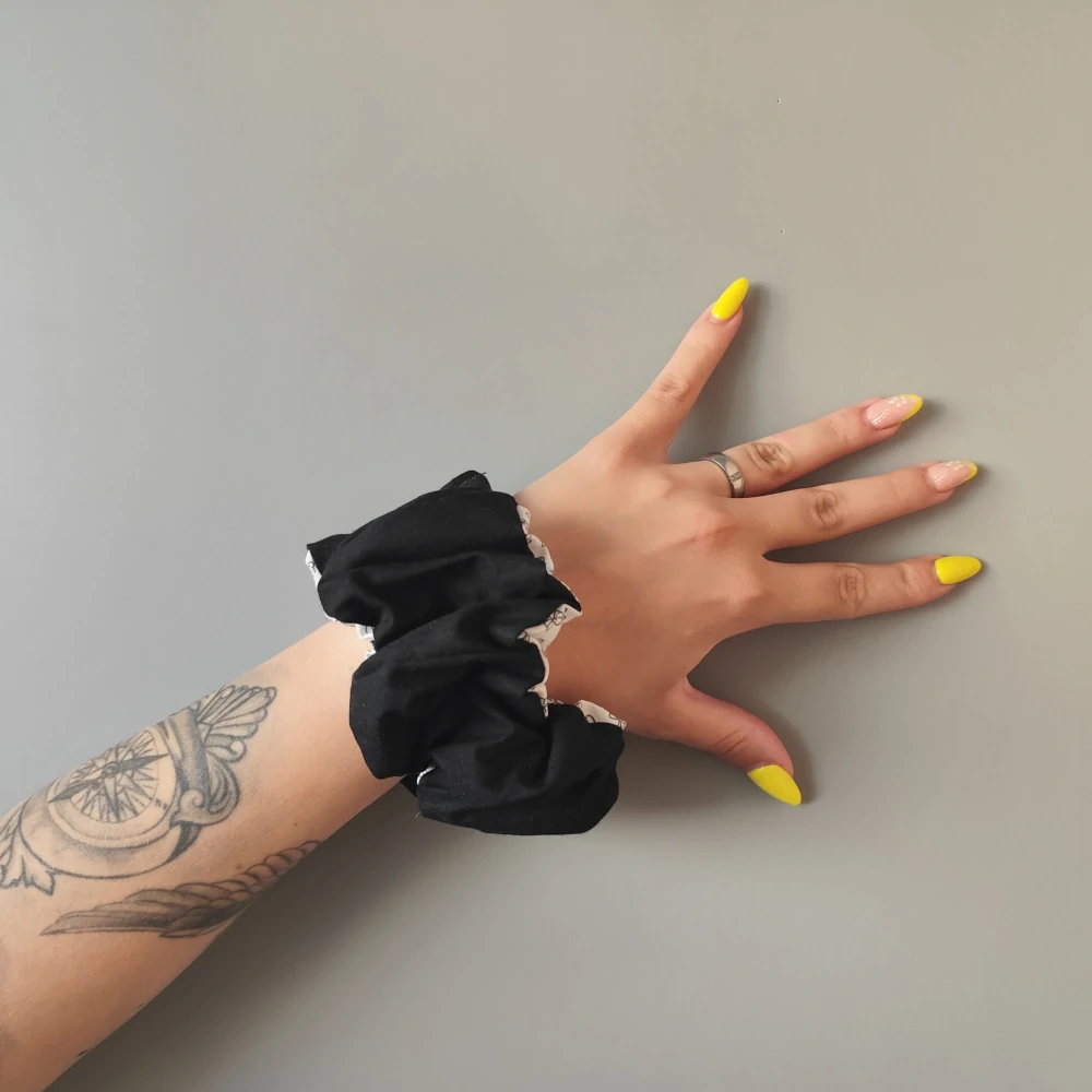 Bavlněná Scrunchie gumička mašle XXL