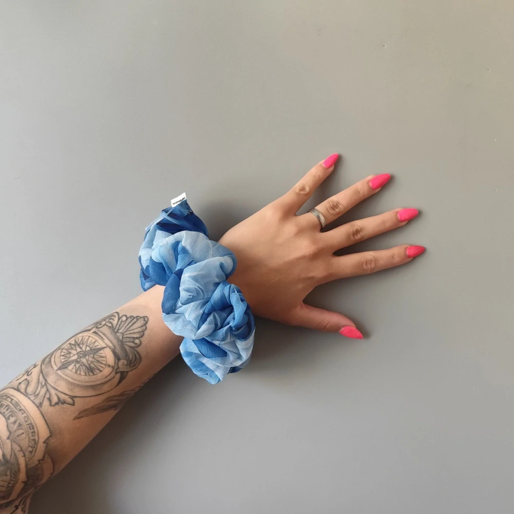 Scrunchie gumička Nebeská XXL