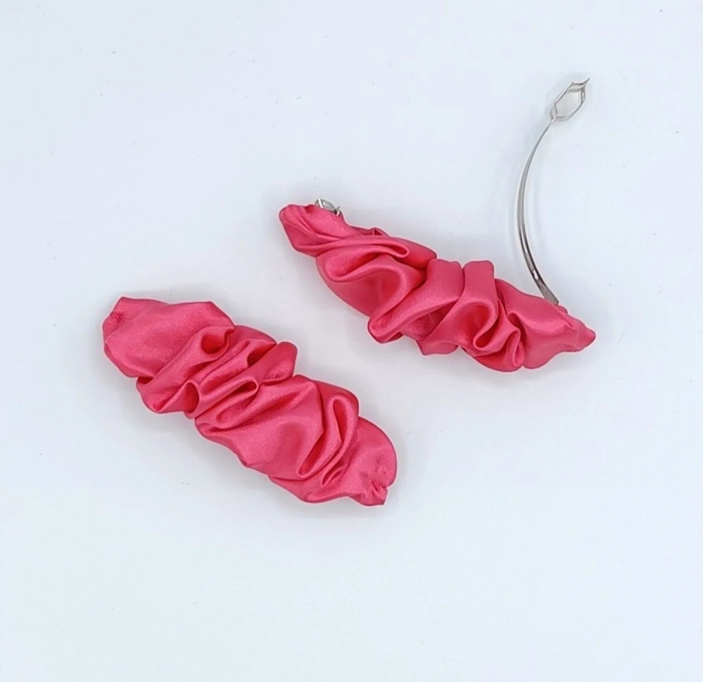 Spona do vlasů Scrunchie pink