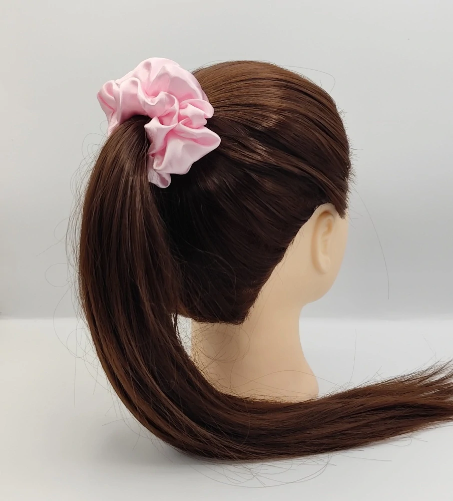 Dárková sada - 4 scrunchies L v růžové I.