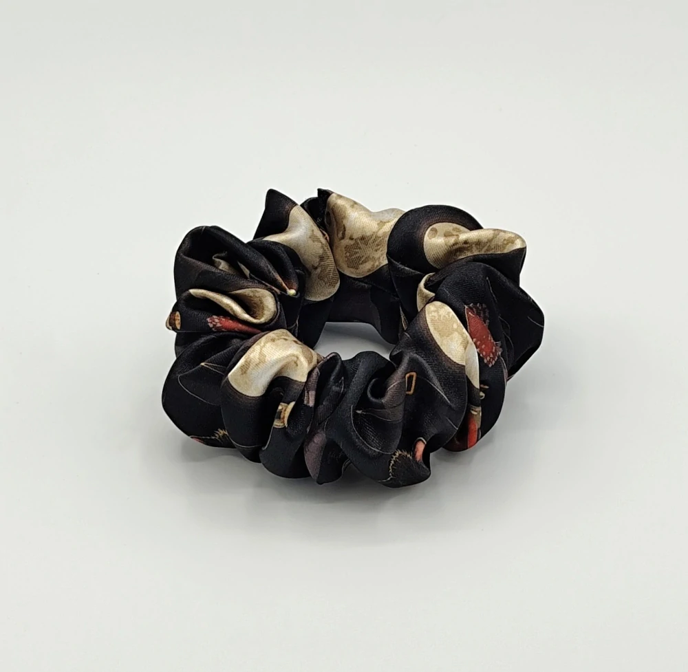 Dárková Halloweenská sada - 4 scrunchies L 